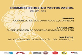 CONCENTRACIÓN por el Nuevo Pacto por la Ciencia: DOMINGO 28/09/2025, 12 horas
